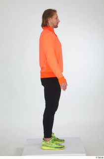 Erling black tracksuit dressed orange long sleeve t shirt sports…